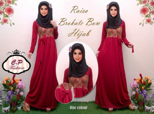 RG128 Raisa hijab maroon