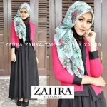 G858 Baju Gamis Modern Thalia Hijab Set