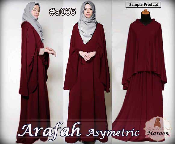 Gamis Syari Arafah Hijab 036 - Baju Muslim Model Terbaru 