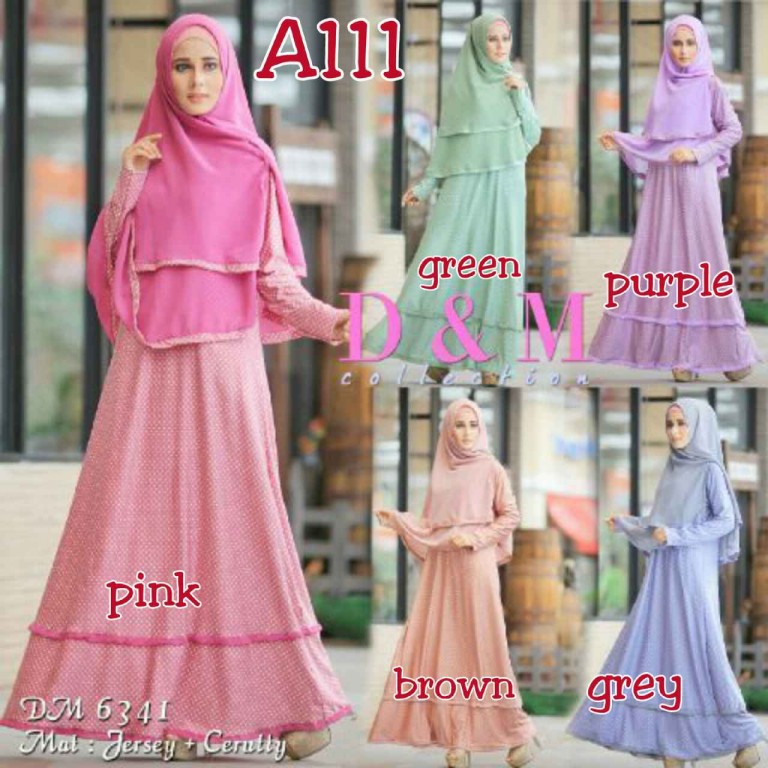 a111 gamis jersey polka