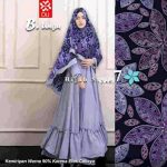 gamis modern hijab style ungu
