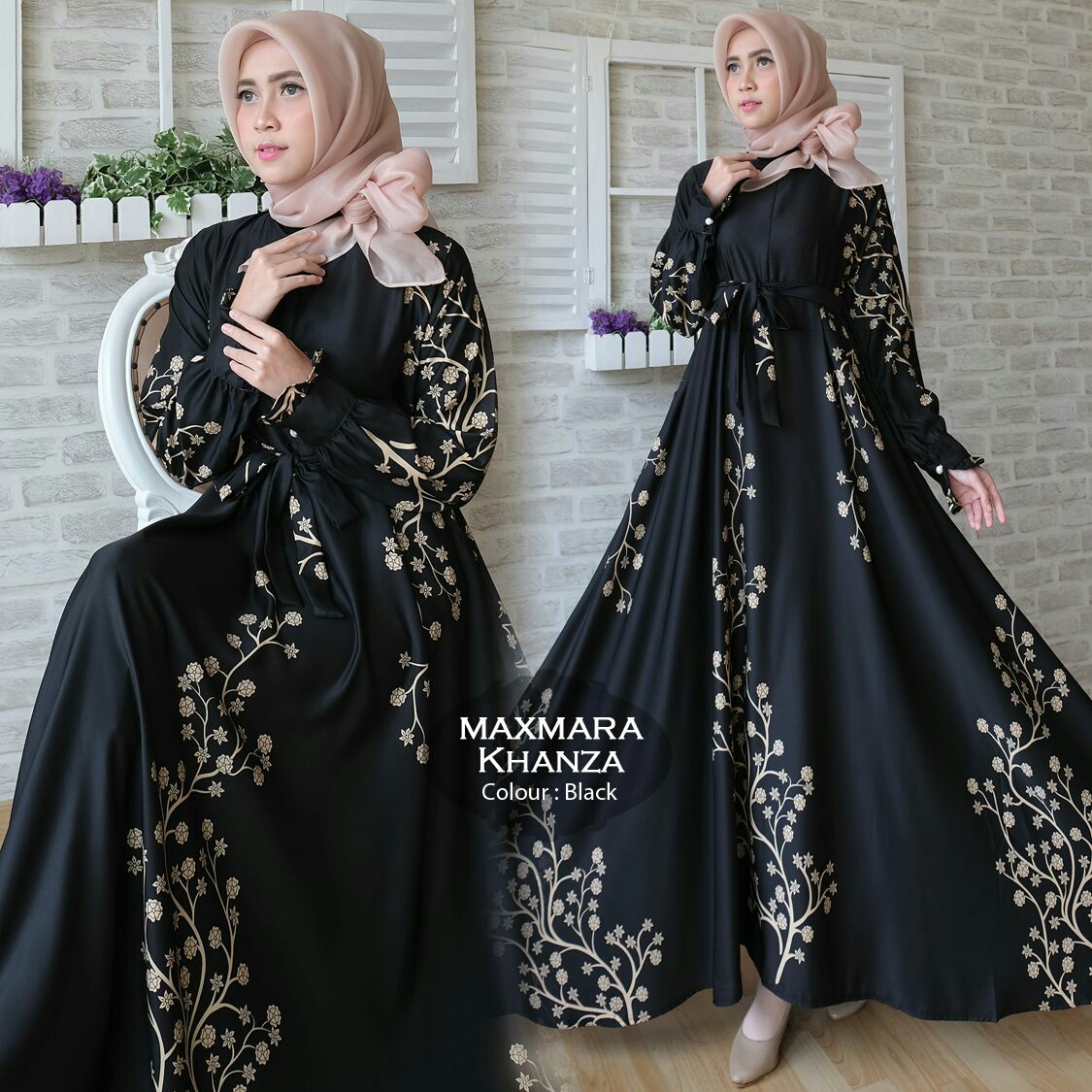 Gamis Terbaru Khanza Maxi (Maxmara) - Baju Muslim Modern 
