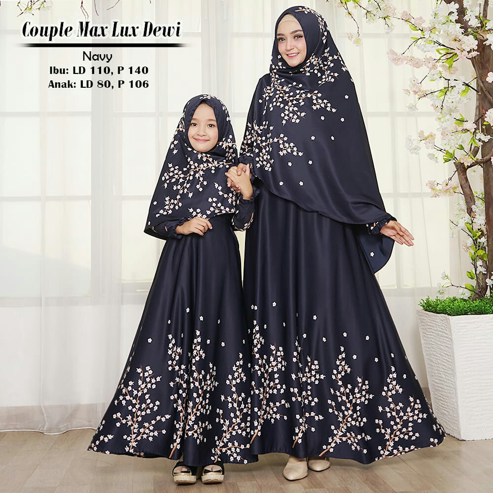 Model Gamis Batik Couple Ibu Dan Anak