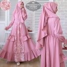  Gamis  Syar i Modern B039 Versace  Baju  Muslim Terbaru 