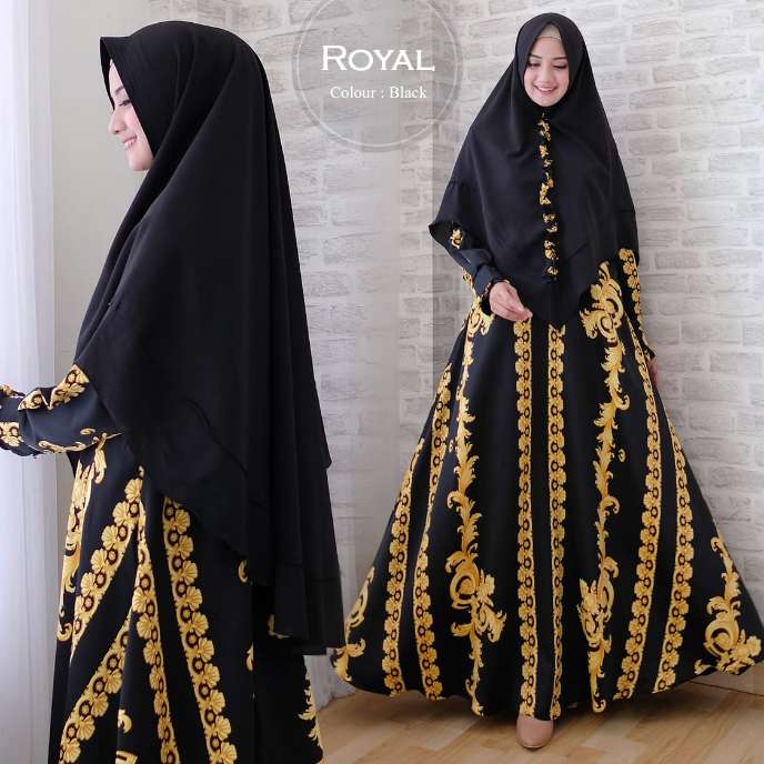Baju Muslim Modern Royal Syari Maxmara. Gamis Pesta Syar'i 