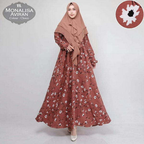 Gamis Jumbo Syari Aviran Baju Muslim Modern Butik Jingga